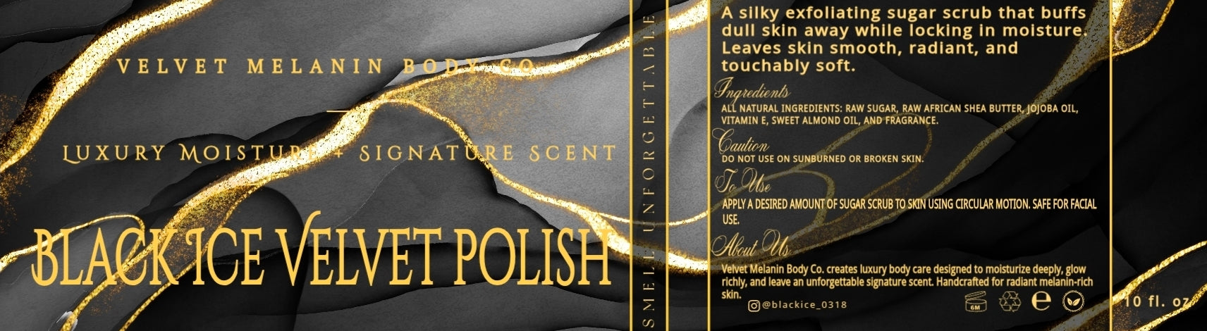 BLACK ICE VELVET POLISH