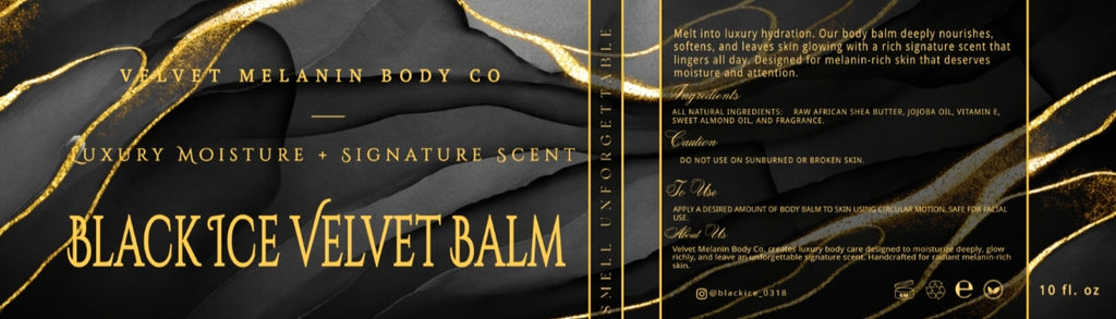 BLACK ICE VELVET BALM